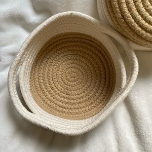 2 small baskets